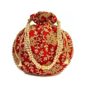 Ethnic Clutch Silk Potli | Dreamvazaar