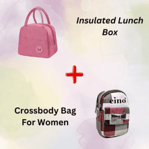 Stylish Crossbody Bag With Insulated Lunch Bag For Women