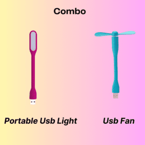 Portable USB Light & Fan | Dreamvazaar