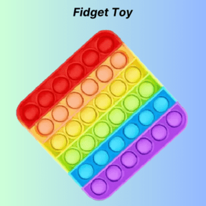 Pop It Fidget Multi-Shape Rainbow Toy For Adults & Kids (Stress Relief)