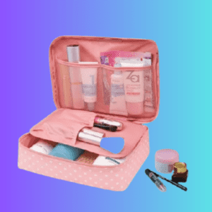 Portable Cosmetic Makeup Storage Pouch Toiletry Kit For Travel, Office
