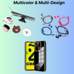 Combo Earphone Mobilebackcover Pop-socket | Dreamvazaar