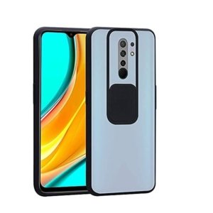 Multi Color Shutter Slide Mobile Back Cover For Vivo, Oppo, Mi, Realme Etc.