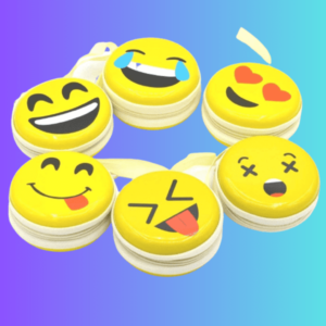 Multi Printed Coin (Earphone Case Zipper)