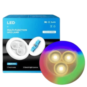 LED Solar Panel Power Light Wall Lamp Motion Sensor Waterproof Sunlight for Garden Outdoor Stairs (Ring Light Bulb)