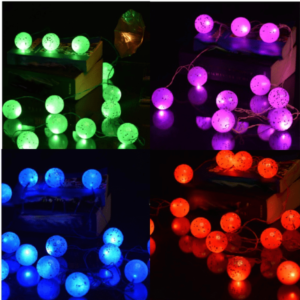 LED Multi Color Mini Ball Light (4 Meters )