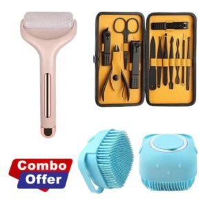 Combo Ice Roller For Face Manicure & Pedicure Set Body Scrubber | Dream Vazaar