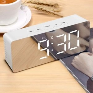 Digital LED Mirror Alarm Clock | Dreamvazaar