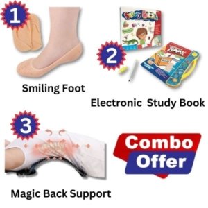 Combo Smiling Foot Electronic Study Book Magic Back Support | Dreamvazaar