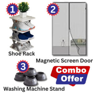 Combo Screendoor Shoerack Machinestand | Dreamvazaar