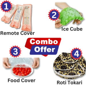 Combo Rotitokari Foodcover Remotecover Icecube | Dreamvazaar