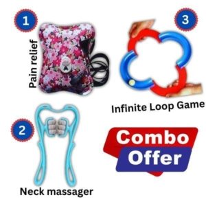 Combo Pain Relief Infinite Loop Game Neck Massager | Dream Vazaar