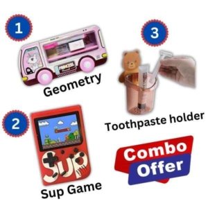 Combo GeometryBox ToothpastHolder GameBox | Dreamvazaar